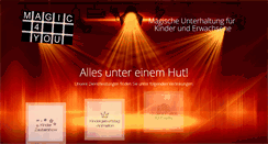 Desktop Screenshot of magic4you.at
